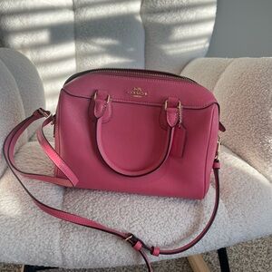 Pink coach bag